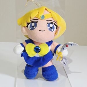 Vintage Sailor Uranus 6" Plush Doll - 1995 Banpresto - Sailor Moon